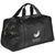 Branded Promotional OXFORD WEEKEND TRAVEL DUFFLE BAG in Black Solid Bag From Concept Incentives.