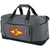 Branded Promotional HUDSON WEEKEND TRAVEL DUFFLE BAG in Grey-black Solid Bag From Concept Incentives.