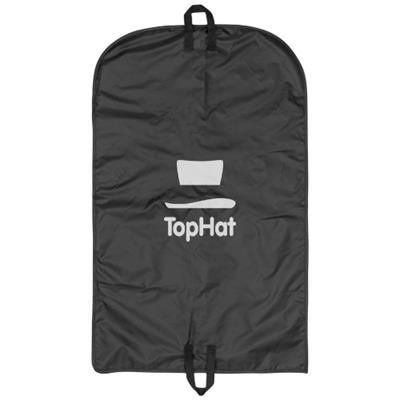 Branded Promotional SUITSY FULL-LENGTH GARMENT BAG in Black Solid Garment Suit Carrier From Concept Incentives.