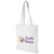 Branded Promotional PERU 180 G-M¬≤ COTTON TOTE BAG in White Solid Bag From Concept Incentives.