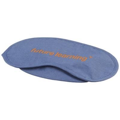 Branded Promotional AURORA SLEEPING MASK in Blue Eye Mask From Concept Incentives.