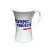 Branded Promotional TALL WAIST BONE CHINA MUG in White Mug From Concept Incentives.