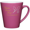 Branded Promotional LATTE COLOURCOAT MUG Mug From Concept Incentives.