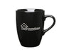 Branded Promotional MARROW COLOURCOAT ETCHED MUG with Intense Pantone Matched Body Colour Mug From Concept Incentives.