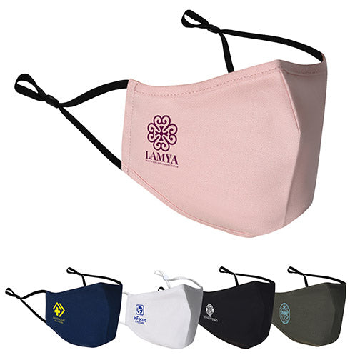 Branded Promotional 1 Colour Urban Premium Antimicrobial Mask Face Mask From Concept Incentives.