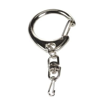 Branded Promotional KEYRING CARABINER Keyring From Concept Incentives.