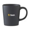 Branded Promotional PONTI MUG in Black Mug From Concept Incentives.