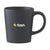 Branded Promotional PONTI MUG in Black Mug From Concept Incentives.