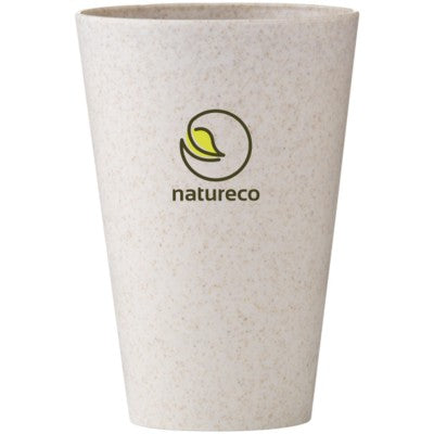 Branded Promotional KENZU ECO WHEAT CUP WHEAT STRAW CUP in Natural Cup from Concept Incentives