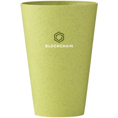 Branded Promotional KENZU ECO WHEAT CUP WHEAT STRAW CUP in Green Cup from Concept Incentives