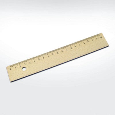 Branded Promotional GREEN & GOOD SUSTAINABLE WOOD 20CM RULER Ruler From Concept Incentives.