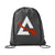 Branded Promotional PROMO RPET BACKPACK RUCKSACK in Black Bag From Concept Incentives.