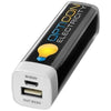 Branded Promotional FLASH 2200 MAH POWER BANK in Black Charger From Concept Incentives.