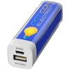Branded Promotional FLASH 2200 MAH POWER BANK in Blue Charger From Concept Incentives.