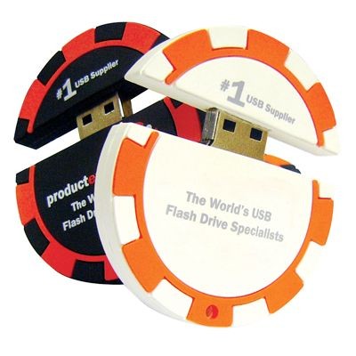 Branded Promotional POKER CHIP USB FLASH DRIVE MEMORY STICK Memory Stick USB From Concept Incentives.