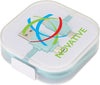 Branded Promotional COLOUR-POP CHARGER CABLE with Case in Mint Green Cable From Concept Incentives.