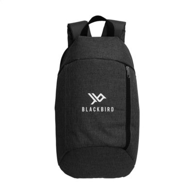 Branded Promotional COOLER BACKPACK RUCKSACK BAG in Black Cool Bag From Concept Incentives.