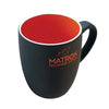 Branded Promotional MARROW INNER & OUTER COLOUR COAT MUG Mug From Concept Incentives.