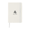Branded Promotional BUDGETNOTE A5 BLANC in White Jotter from Concept Incentives