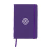 Branded Promotional BUDGETNOTE A5 BLANC in Purple Jotter from Concept Incentives