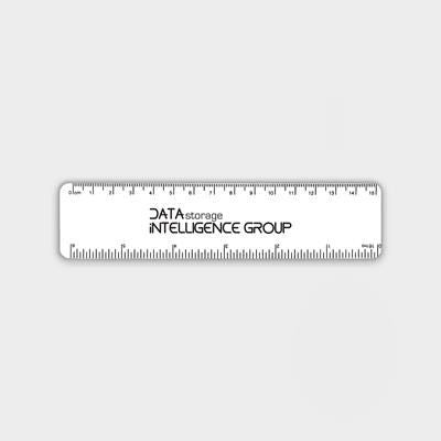 Branded Promotional GREEN & GOOD 15CM FLEXI RULER Ruler From Concept Incentives.