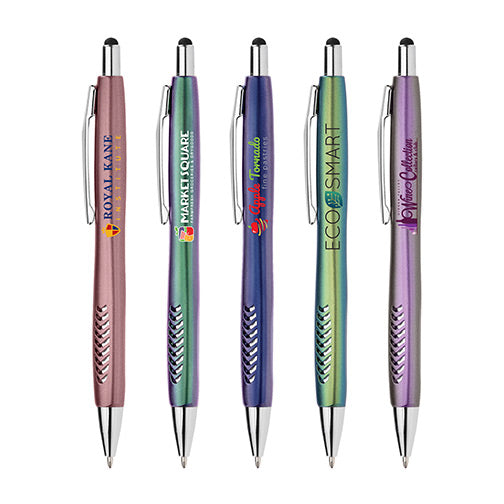 Branded Promotional Avalon Iridescent w/ Stylus Pen From Concept Incentives.
