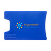Branded Promotional RFID VISITA CARD HOLDER in Blue Credit Card Holder From Concept Incentives.