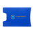 Branded Promotional RFID VISITA CARD HOLDER in Blue Credit Card Holder From Concept Incentives.