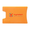 Branded Promotional RFID VISITA CARD HOLDER in Orange Credit Card Holder From Concept Incentives.