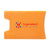 Branded Promotional RFID VISITA CARD HOLDER in Orange Credit Card Holder From Concept Incentives.