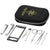 Branded Promotional GROOMSBY 7-PIECE PERSONAL CARE SET in Black Solid Manicure Set From Concept Incentives.