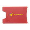 Branded Promotional RFID VISITA CARD HOLDER in Red Credit Card Holder From Concept Incentives.