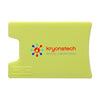 Branded Promotional RFID VISITA CARD HOLDER in Light Green Credit Card Holder From Concept Incentives.