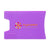 Branded Promotional RFID VISITA CARD HOLDER in Purple Credit Card Holder From Concept Incentives.