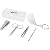 Branded Promotional SEKI PORTABLE MANICURE SET in White Solid Manicure Set From Concept Incentives.