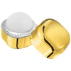 Branded Promotional ROLLI METALLIC NON-SPF LIP BALM CUBE in Gold Lip Balm From Concept Incentives.