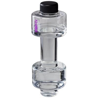 Branded Promotional COACH 500 ML DUMBBELL WATER BOTTLE in Transparent Clear Transparent  From Concept Incentives.