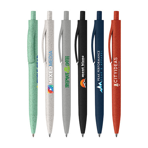 Branded Promotional Zen - Eco Wheat Plastic Pen Pen From Concept Incentives.