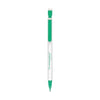 Branded Promotional SIGN POINT REFILLABLE PENCIL in Green & White Pencil From Concept Incentives.