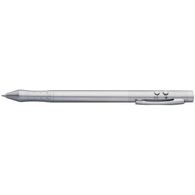 Branded Promotional CRISMA FOUR in One Metal Laser Pointer Ball Pen in Grey Pen From Concept Incentives.