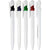 Branded Promotional RHIN BALL PEN in White & Black Pen From Concept Incentives.