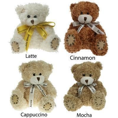 Branded Promotional 12CM PAW BEAR with Bow Soft Toy From Concept Incentives.