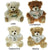 Branded Promotional 12CM PAW BEAR with TEE SHIRT Soft Toy From Concept Incentives.