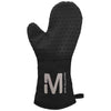 Branded Promotional NOYACK GRILLING MITT in Black Solid Oven Mitt From Concept Incentives.