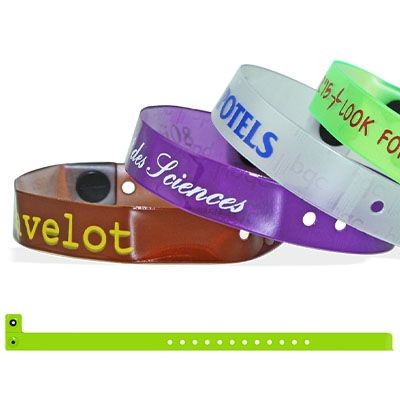 Branded Promotional CUSTOM TRANSLUCENT VINYL WRISTBAND Wrist Band From Concept Incentives.