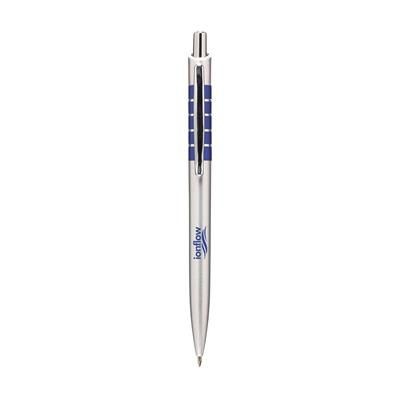 Branded Promotional JAZZY BALL PEN in Blue Pen From Concept Incentives.