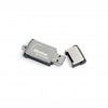 Branded Promotional PLATE USB MEMORY STICK in Black & Silver Memory Stick USB From Concept Incentives.