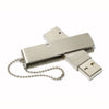Branded Promotional TWISTER 5 USB MEMORY STICK in Silver Memory Stick USB From Concept Incentives.