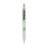 Branded Promotional JAZZY BALL PEN in Green Pen From Concept Incentives.