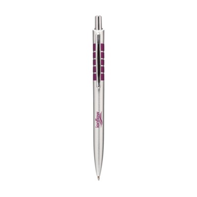Branded Promotional JAZZY BALL PEN in Purple Pen From Concept Incentives.
